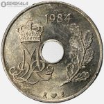 سکه 25 اوره دانمارک 1984 (AU)