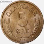 سکه 5 اوره دانمارک 1972 (UNC)