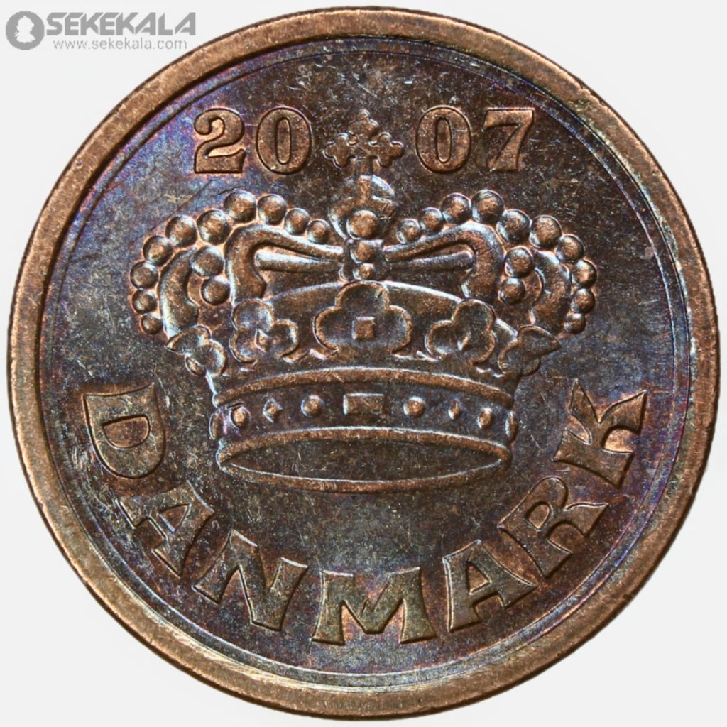 سکه 50 اوره دانمارک 2007 (UNC)