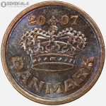 سکه 50 اوره دانمارک 2007 (UNC)