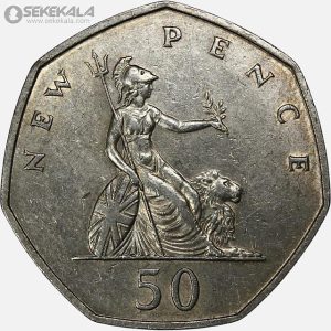 سکه 50 پنس انگلیس 1969
