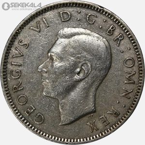 سکه 1 شیلینگ انگلیس 1948 (جرج ششم)