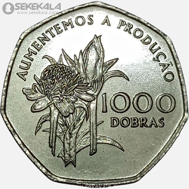 سکه 1000 دبرا سائوتومه و پرنسیپ 1997 (UNC) سکه 1000 دبرا سائوتومه و پرنسیپ 1997 (UNC)