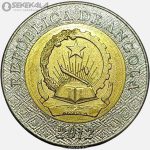 سکه 10 کوانزا دوفلزی کمیاب آنگولا 2012 (UNC)