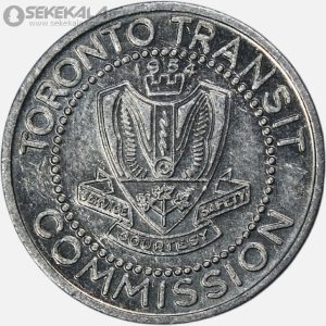 ژتون مترو تورنتو کانادا 1978