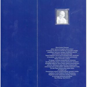 تمبر نقره 10 زلوتی مشترک لهستان - واتیکان 2003 (داخل پک پستی فابریک)