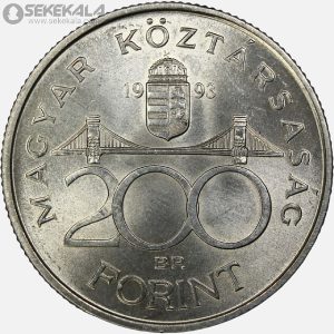 سکه 200 فورینت نقره مجارستان 1993