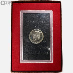 سکه 1 دلار پروف نقره آمریکا 1971 S (آیزنهاور) (داخل پک پلمپ فابریک)