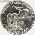 سکه 1 دلار پروف نقره آمریکا 1971 S (آیزنهاور) (داخل پک پلمپ فابریک)