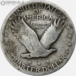 سکه کوارتر (25 سنت) نقره آمریکا 1926 (کمیاب) Standing Liberty