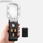 ذره‌بین رومیزی تاشو ۱۰ و ۲۵ برابر- نور LED و UV - Image 3