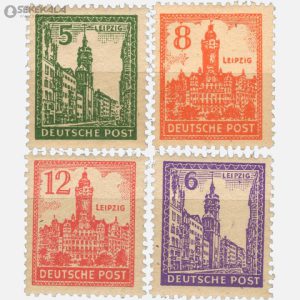 4 عدد تمبر کلاسیک آلمان 1946