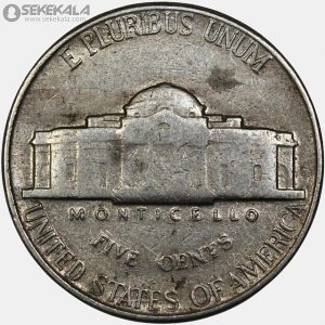 سکه 5 سنت آمریکا 1949 (جفرسون)