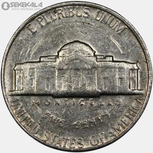 سکه 5 سنت آمریکا 1969 S (جفرسون)