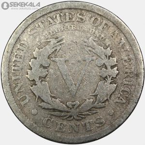 سکه 5 سنت آمریکا 1907 (Liberty-آزادی)
