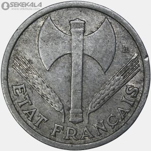 سکه 1 فرانک فرانسه 1942(دولت ویشی)