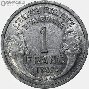 سکه 1 فرانک فرانسه 1957(جمهوری چهارم)