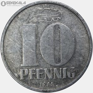 سکه 10 فنیگ آلمان شرقی 1981