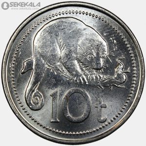 سکه 10 توئی کمیاب گینه نو 2014