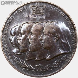 مدال برنز یادبود شصتمین سال سلطنت ملکه ویکتوریا 1897 (نایاب و خاص)