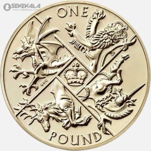 پک سکه 1 پوند پروف یادبودی انگلیس 2016 (پک فابریک Royal Mint)(آخرین پوند برنجی)