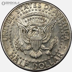 سکه نیم دلار (جان اف کندی) آمریکا 1988