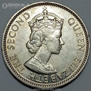 سکه خارجی ۲۵ سنت بسیار کمیاب بلیز ۱۹۹۳