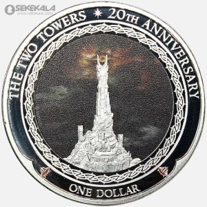 پک پروف ست سکه های 1 دلار یادبودی نیوزیلند 2022 (ارباب حلقه‌ها)