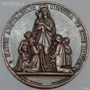 مدال قدیمی و نایاب بریتانیا 1888 (جایزه تحصیلی مدرسه کاتولیک بریتانیا)