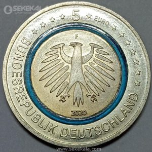 سه آلیاژی 5 یورو یادبودی آلمان 2020 (UNC)(بسیار کمیاب)