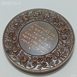 مدال برنز نایاب بریتانیا 1910 (اتحادیه کشاورزی لندن)