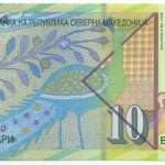 اسکناس 10 دناری پلیمری مقدونیه 2011 (UNC)