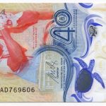 اسکناس 2 دلار پلیمری کارائیب شرقی 2023 (چارلز سوم)(UNC)