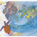 اسکناس 2 دلار پلیمری کارائیب شرقی 2023 (چارلز سوم)(UNC)