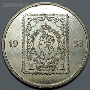 سکه یادبود تمبر پستی هلند ۱۹۹۸