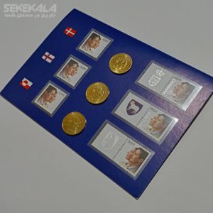 پک سکه ها و تمبر های دانمارک - جزایر فارو - گرینلند ۲۰۰۴