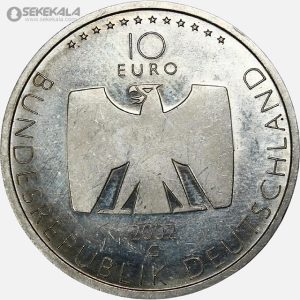 سکه 10 یورو نقره یادبودی آلمان 2002 (AU)(پنجاهمین سالگرد تلویزیون آلمان)
