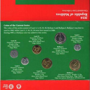 پک سکه های کمیاب مالدیو 2006