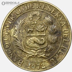 سکه 10 سنتاوو کمیاب پرو 1972