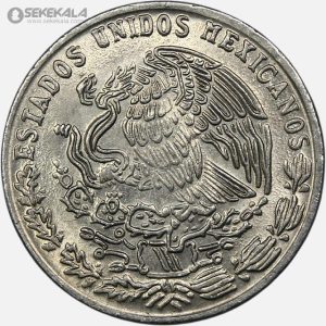 سکه 20 سنتاوو مکزیک 1975 (UNC)