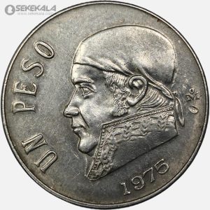 سکه 1 پزو مکزیک 1975