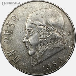 سکه 1 پزو مکزیک 1980