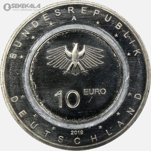 سکه سه آلیاژی 10 یورو یادبودی آلمان 2019 (UNC)(بسیار کمیاب)