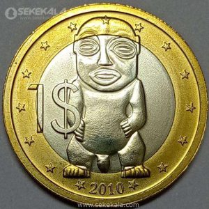 سکه دوفلزی 1 جزایر کوک 2010 (UNC)