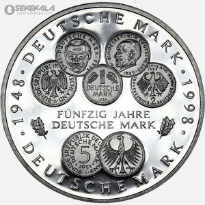 سکه 10 مارک پروف نقره آلمان 1998