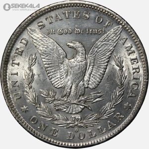 سکه نقره 1 دلار قدیمی آمریکا 1884 O (مورگان) (+AU)