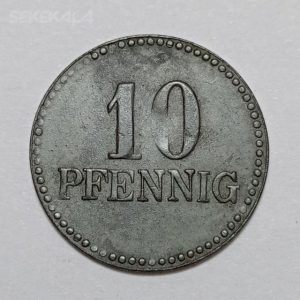 سکه خارجی ۱ فنیگ نایاب آلمان ایالتی ۱۹۱۷